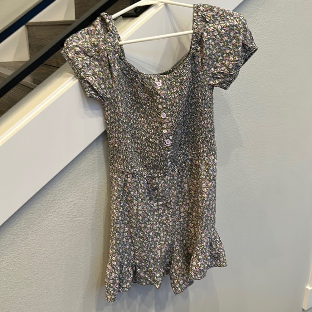 Girls floral romper